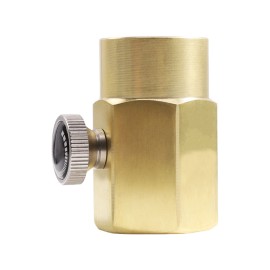 Brass Household Soda Bottle Adapter CO2 Cylinder Refill Adapter CO2 Fill Valve  Connector  Refill BottleTR21-4 to CGA320