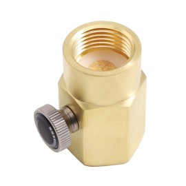 Brass Household Soda Bottle Adapter CO2 Cylinder Refill Adapter CO2 Fill Valve  Connector  Refill BottleTR21-4 to CGA320