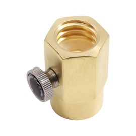 Brass Household Soda Bottle Adapter CO2 Cylinder Refill Adapter CO2 Fill Valve  Connector  Refill BottleTR21-4 to CGA320