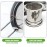 3PCs Tea Infuser Tea Scoop Clip Kit with Tea Lid Food-grade Thickened Stainless Steel Strainer for Loose Tea Fine Mesh Fits Standard Cups Mugs Teapots for Brewing Steeping Tea