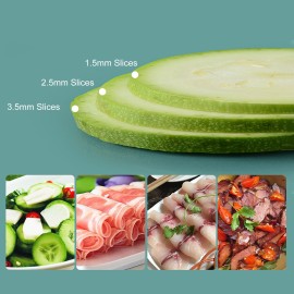 Multifunctional Vegetables Meat Slicer Grater Shredder DIY Set with Big Capacity Jar Manual Manuomotive Mini Size Portable Detachable Washable for Kitchen Use Daily Housework Meal Cooking