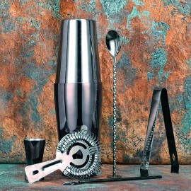 6pcs Bar Cocktail Set Drink Making Shaker Kit Stainless Steel Mixer Making Gift