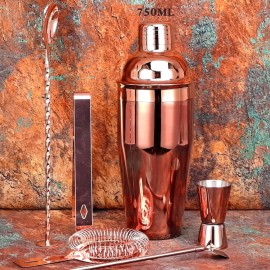 6pcs Bar Cocktail Set Drink Making Shaker Kit Stainless Steel Mixer Making Gift
