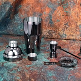 6pcs Bar Cocktail Set Drink Making Shaker Kit Stainless Steel Mixer Making Gift