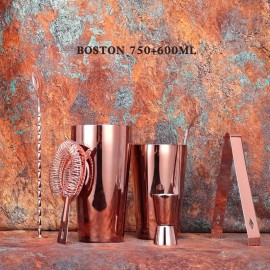 6pcs Bar Cocktail Set Drink Making Shaker Kit Stainless Steel Mixer Making Gift