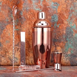 6pcs Bar Cocktail Set Drink Making Shaker Kit Stainless Steel Mixer Making Gift