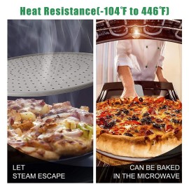 Kitchen Silicone Splatter Screen, High Heat Resistant Cooling Mat, Drain Board and Strainer Grease Barrier Grease Splatter Guard Drainer Pot Cover Round Strainer