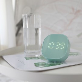 Digital Alarm Clock Desk Alarm Clock Kitchen Timers for Cooking Magnetic Countdown Timer USB Indoor Thermometer for Bedroom Kitchen Desk Classroom Teacher Study