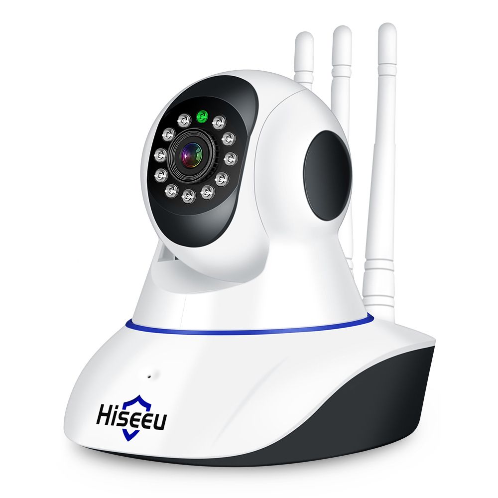 Hiseeu  1080P Wireless WIFI Pan Tilt HD IP Camera 2.0MP 1/2.7” CMOS 3.6mm Lens Support PTZ Two-way Audio Night Vision Phone APP Control Motion Detection TF Card