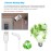 6M/20ft Charging Power Cable Fits for Arlo Pro, Arlo Pro 2, Arlo GO Weatherproof Indoor/Outdoor Flat Cable Aluminium Alloy Micro USB Cable Charging/Power Cord without Plug, 1 Pack (White)