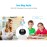 HD 1080P IP Camera Indoor Pan/Tilt WIFI IP Camera for Home/Baby/Pet 12pcs Infrared LED Lights Support Two Way Audio Motion Detection Phone APP Remote Control IR-CUT Filter Infrared Night View with TF Card Slot for CCTV Home Surveillance Security
