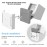 Wyze Camera Wall Mount Base Holder Wall Mount Bracket For Wyze Cam Smart Camera and iSmart Alarm Spot Camera Protect From Drop
