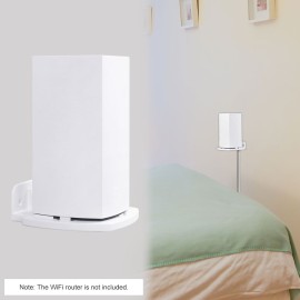 Wall Mount Bracket Holder Stand for Linksys Velop Dual-Band WiFi Router Protective Holder Bracket Stand,White(1 Pack)