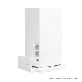 Wall Mount Bracket Holder Stand for Linksys Velop Dual-Band WiFi Router Protective Holder Bracket Stand,White(1 Pack)
