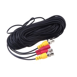 32ft(10m) BNC Video Power Siamese Cable for Surveillance Camera DVR Kit