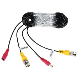 32ft(10m) BNC Video Power Siamese Cable for Surveillance Camera DVR Kit