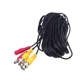 32ft(10m) BNC Video Power Siamese Cable for Surveillance Camera DVR Kit