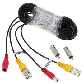 32ft(10m) BNC Video Power Siamese Cable for Surveillance Camera DVR Kit