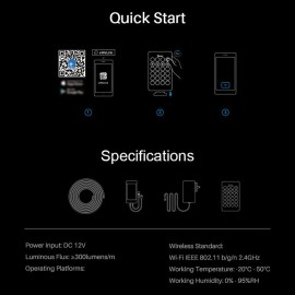 SONOFF L1 Dimmable Lamp Strips IP65 Waterproof Intelligent WiFi RGB LED Light Strip Kit