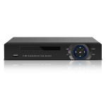 4CH 1080P Full High Definition Hybrid AHD/Analog/TVI/CVI/ DVR CCTV Digital Video Recorder DVR P2P Remote Phone Monitoring for Home office Security Surveillance System kit Camera (NO HDD) EU Plug