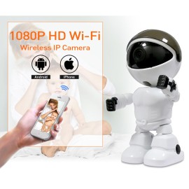 1080P Home Security Wireless Camera Robot Intelligent Motion Detection Auto-Tracking Baby Monitor Two-Way Audio Surveillance Camera