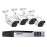 Home Security Camera System 8CH Surveillance DVR and 4pcs 1080P FHD Outdoor Weatherproof Security Camera with Night Vision,Motion Detection,Remote Access(No Hard Drive)