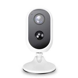 1080P High Definition Wireless WiFi Security Camera Rechargeable Battery Powered Home Surveillance Camera,IP65 Waterproof,PIR Motion Detection,Two Way Audio,Remote View,with 2pcs Rechargeable Battery