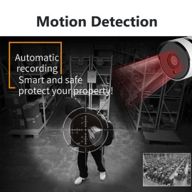 3MP Wireless Security Camera WiFi Security Camera Outdoor IP66 Waterproof Surveillance Camera with Night Vision, Motion Detection, Remote Access, Two-way Audio