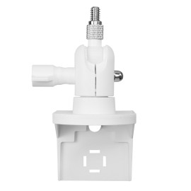 1PCS Outlet Mount for Compatible with Ring Indoor Cam, Plug-in Wall Mount Stand with Power Adapter and Cable for Compatible with Wyze Cam Pan, 360 Degree Swivel and Space Saving Design Without Messy Wires or Wall Damage (1 Pack)