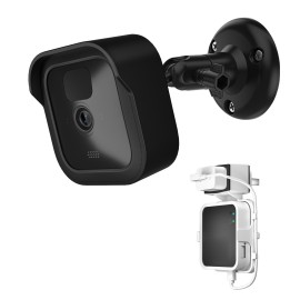 2pcs DF1079+1021+DF1005 Outdoor Security Wall Mount Plus Weatherproof Protective Cover and 360 Degree Adjustable Mount Lock for Blink All-new Blink Outdoor Camera Anti-theft Bracket Set