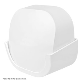 Screwless Wall Mount Replacement for eero 6 WiFi Router Holder Strong Adhesive Mount Easy to Install No Tools No Drilling Needed