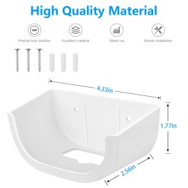 Screwless Wall Mount Replacement for eero 6 WiFi Router Holder Strong Adhesive Mount Easy to Install No Tools No Drilling Needed