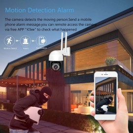 2MP PTZ Security Camera Outdoor 1080P HD Wireless WiFi Surveillance Camera Support Night Vision,Motion Detection,Two-way Audio
