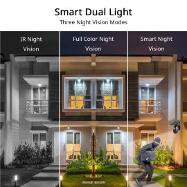 1080P Full HD Outdoor Security Camera Outdoor,  Solar Battery Powered Home Cameras with Night Vision, PIR Motion Detection, 2 Way Audio, IP65 Waterproof, Include Battery