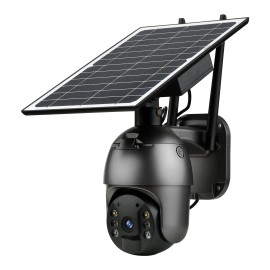 1080P Full HD Outdoor Security Camera Outdoor,  Solar Battery Powered Home Cameras with Night Vision, PIR Motion Detection, 2 Way Audio, IP65 Waterproof, Include Battery