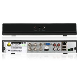 4CH Channel CCTV Video Recorder 1080P Hybrid NVR AHD TVI CVI DVR 5-in-1 P2P Cloud Network Support Plug and Play Phone APP Free CMS Browser View Motion Detection PTZ for CCTV Security Camera Surveillance System