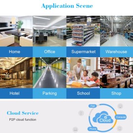 4CH Channel CCTV Video Recorder 1080P Hybrid NVR AHD TVI CVI DVR 5-in-1 P2P Cloud Network Support Plug and Play Phone APP Free CMS Browser View Motion Detection PTZ for CCTV Security Camera Surveillance System