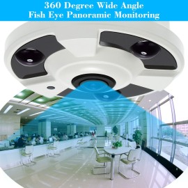 HD 2000TVL 1080P 1.7mm Fisheye 360° Panoramic Security CCTV Camera Home Surveillance PAL System