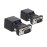 2PCS VGA to RJ45 Adapter VGA Male to RJ45 Adapter Ethernet Port Converter CAT5e CAT6 Network Cable Adapter