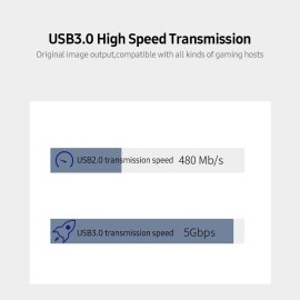 NK-X6 HDMI to USB3.0 Video Capture Card 4K 1080P HDMI 2-in-1 Switcher&Audio Compatible with PS4/XBOX/Recording/Live Streaming