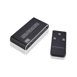 NK-X6 HDMI to USB3.0 Video Capture Card 4K 1080P HDMI 2-in-1 Switcher&Audio Compatible with PS4/XBOX/Recording/Live Streaming