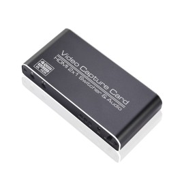 NK-X6 HDMI to USB3.0 Video Capture Card 4K 1080P HDMI 2-in-1 Switcher&Audio Compatible with PS4/XBOX/Recording/Live Streaming