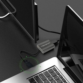 HDMI Converter HDMI to AV&SVideo Converter 4K UHD Image Quality Audio Video Synchronous Transmission Plug and Play US Plug
