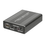 HDMI Converter HDMI to AV&SVideo Converter 4K UHD Image Quality Audio Video Synchronous Transmission Plug and Play US Plug
