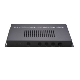 1080P 2x2 HD Video Wall Controller 2x2 Screen Video Processor TV Display Video Controller with USB Port US Plug