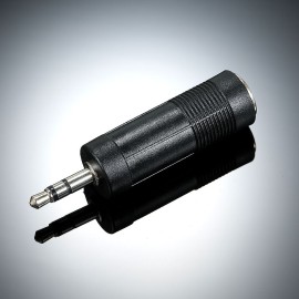 6.35mm Female to 3.5mm TRS Male Stereo Audio Adapter 6.35mm to 3.5mm Converter for Headphone Amplifier, Plastic