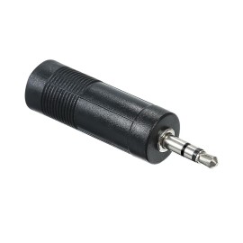 6.35mm Female to 3.5mm TRS Male Stereo Audio Adapter 6.35mm to 3.5mm Converter for Headphone Amplifier, Plastic