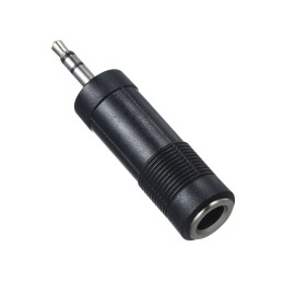 6.35mm Female to 3.5mm TRS Male Stereo Audio Adapter 6.35mm to 3.5mm Converter for Headphone Amplifier, Plastic