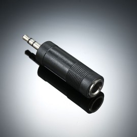 6.35mm Female to 3.5mm TRS Male Stereo Audio Adapter 6.35mm to 3.5mm Converter for Headphone Amplifier, Plastic
