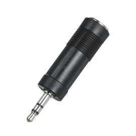 6.35mm Female to 3.5mm TRS Male Stereo Audio Adapter 6.35mm to 3.5mm Converter for Headphone Amplifier, Plastic